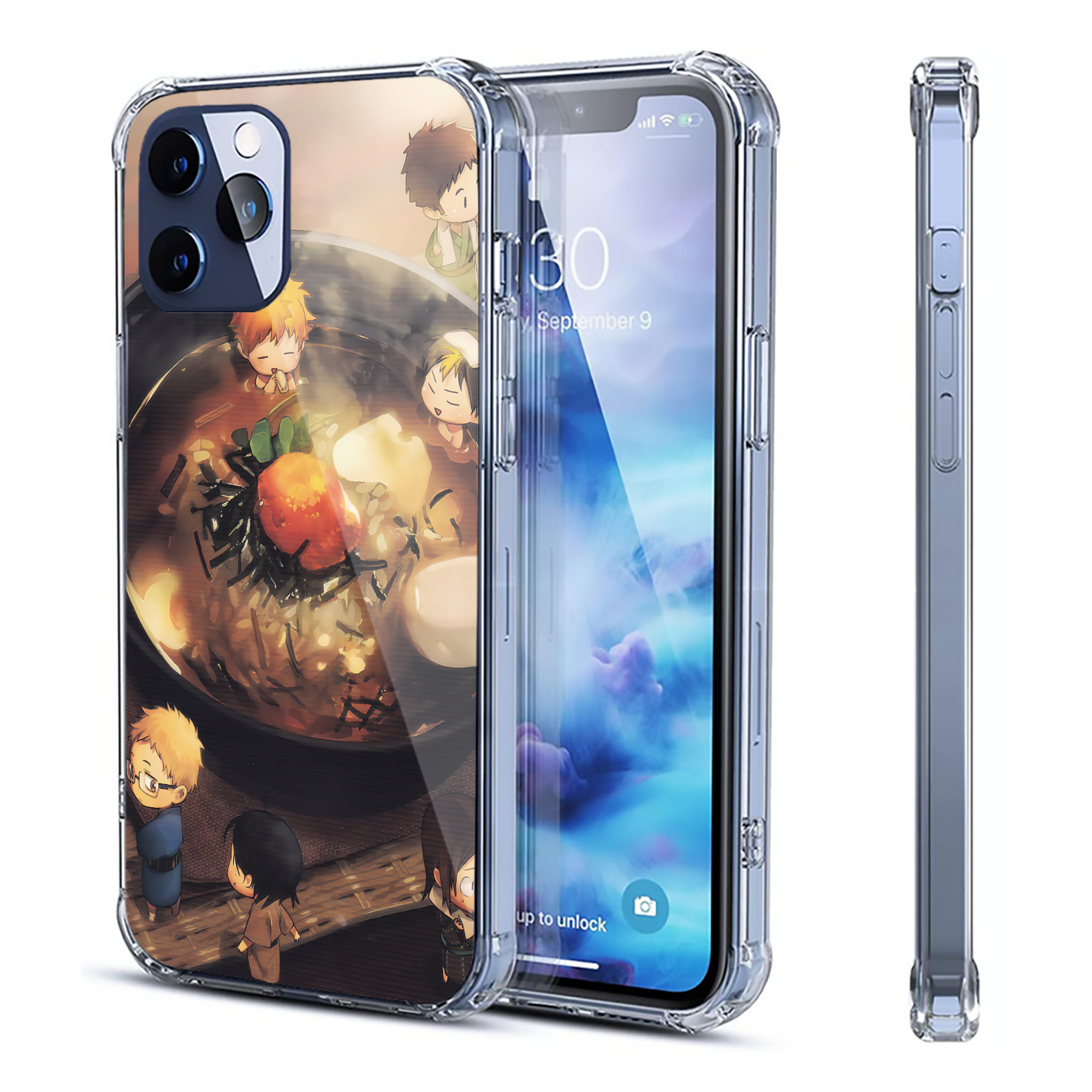 （画像用） ハイキュー!! Haikyu!! 【iPhone 12シリーズ対応】透明スマホケース（クリアソフトケース）